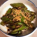 葉っぱのドイリー's cooksnap of when they made 素材一品だけ！激うま甘とうのゴマ味噌炒め.