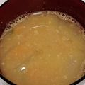 ヨシヨッシー's cooksnap of when they made カボチャと玉ねぎのみそ汁　.