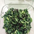 わかみんん's cooksnap of when they made 大根の葉と塩昆布炒め　簡単.