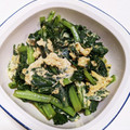 れなち's cooksnap of when they made 大根の葉たまごとじ.