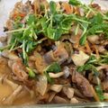 いせえび子's cooksnap of when they made 揚げない！豚肉とたっぷりキノコの南蛮漬け.
