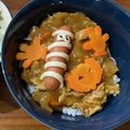 まめ郎's cooksnap of when they made 超簡単ハロウィンご飯！ウインナーミイラ.