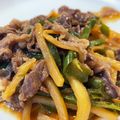 absolute6's cooksnap of when they made 材料3つ！簡単☆本格☆チンジャオロース.