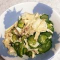 cookyaco's cooksnap of when they made 湯葉・きゅうり・茗荷の酢の物.