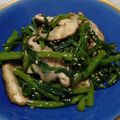 きょろましゃ's cooksnap of when they made 春菊と椎茸のナムル.