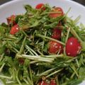 きのっぴぃ２号's cooksnap of when they made 豆苗とトマトの和風サラダ♡.