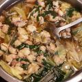 コメたん's cooksnap of when they made もつ鍋　醬油味.