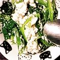 左手クッキング✋'s cooksnap of when they made 小松菜と豆腐の塩麹和え.
