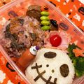 ふうちゃんママ♡'s cooksnap of when they made にぎやか☆ハロウィンキャラ弁☆お弁当.