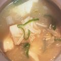 ☆ドキンちゃん☆”'s cooksnap of when they made くずし豆腐とえのきの白だし味噌汁.