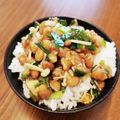 麻's cooksnap of when they made ニラえのき納豆.
