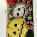 こぴパン's cooksnap of when they made ハロウィン☆ジャックそぼろ弁当・キャラ弁.