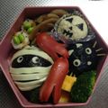 ☆maripei☆'s cooksnap of when they made ハロウィン★ミイラ&黒猫♩遠足☆キャラ弁.
