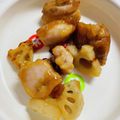さっつぁん0072's cooksnap of when they made 15分!!鶏ももと大根蓮根甘辛炒め.