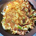 itsuki∮'s cooksnap of when they made 粉少なめ、米粉のお好み焼き.