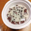 ダイエッターひさ子's cooksnap of when they made まるできな粉餅、オートミールお粥.