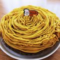 シナモンミルクティー's cooksnap of when they made ハロウィンに★かぼちゃモンブランタルト.