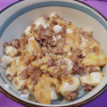 メイプル⌘'s cooksnap of when they made 豚ミンチととうふの卵とじ丼.