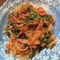 うっきー太郎's cooksnap of when they made 簡単‼ベーコンとほうれん草のナポリタン.