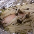 ケクケク's cooksnap of when they made 簡単！鮭ときのこのホイル焼き☆.