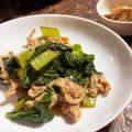 Rico430's cooksnap of when they made 小松菜と豚バラ肉のサッと炒め・焦がし醤油.