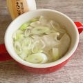 のんべぇヒロ's cooksnap of when they made 簡単すぎる手抜き餃子スープ・ネギスープ.