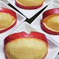 Ran6312's cooksnap of when they made 簡単♪ハロウィンに口の形のリンゴ飾り切り.