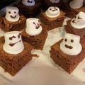 ぴなつこ's cooksnap of when they made ハロウィンにマシュマロお化けのブラウニー.