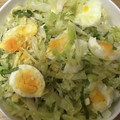 かおり♡♡♡'s cooksnap of when they made キャベツと卵のごまマヨデリ風サラダ.