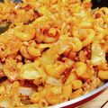 seacomet's cooksnap of when they made ひき肉とマカロニのケチャップ炒め.