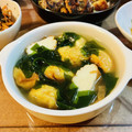 かめのももこ's cooksnap of when they made 魚河岸あげとわかめの白だし煮.