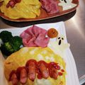 クック19GER9☆'s cooksnap of when they made ハロウィン　オムライス 指出てきたぞ！.
