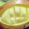 ゆけり３兄弟's cooksnap of when they made 簡単♪ハロウィンに口の形のリンゴ飾り切り.