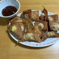 ゆうかぴょんぴょん's cooksnap of when they made 楽しい食感☆パリパリ揚げワンタン.