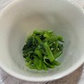 ぷるぷるプリン☆'s cooksnap of when they made 簡単小松菜のナムル.