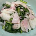 ぷるぷるプリン☆'s cooksnap of when they made カブ•ハム サラダ.
