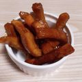 アクセル☆'s cooksnap of when they made ＊黒糖でコーティング＊パン耳ラスク＊.