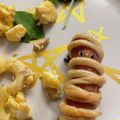 あすかcook's cooksnap of when they made ハロウィン♡ソーセージでミイラパイ.