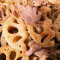 ムッぴょん's cooksnap of when they made 豚肉とれんこんとなすの味噌炒め.
