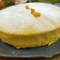 oiin's cooksnap of when they made ハロウィンにも！かぼちゃのチーズケーキ.