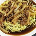 リープリヒ's cooksnap of when they made 豚肉と大根のあんかけ焼きそば.