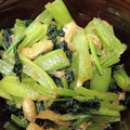 Unaken's cooksnap of when they made かつお節香る♪小松菜と油あげの炒め煮.