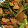 キルヘボン's cooksnap of when they made 大根葉と豚肉のさっぱり炒め.