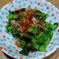 mijko's cooksnap of when they made ルッコラのおひたし　.