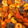 まさきともかママ's cooksnap of when they made エビとカボチャの甘辛炒め.