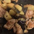 クックOS6YTL☆'s cooksnap of when they made ＊鶏とじゃがいもとナスの甘辛炒め＊.