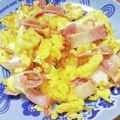 えりこ82☆'s cooksnap of when they made ベーコン＊スクランブルエッグ(*Ü*).