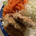 ベアファミリー's cooksnap of when they made 舞茸と山芋で作る「牡蠣フライもどき」.