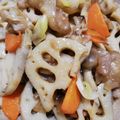 クックHBQ370☆'s cooksnap of when they made 蓮根と豚バラ肉の和風な炒めもの.