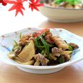runa10's cooksnap of when they made レンチン簡単♪牛肉の細切り炒め風.